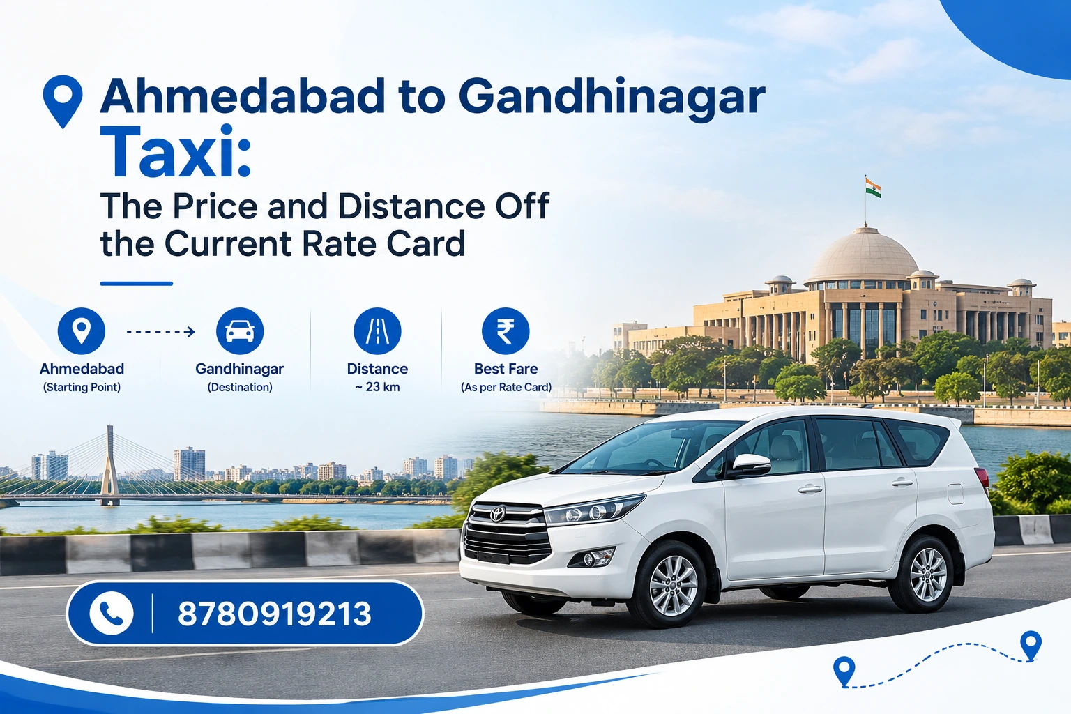 ahmedabad-to-gandhinagar-taxi-the-price-and-distance-off-the-current-rate-card